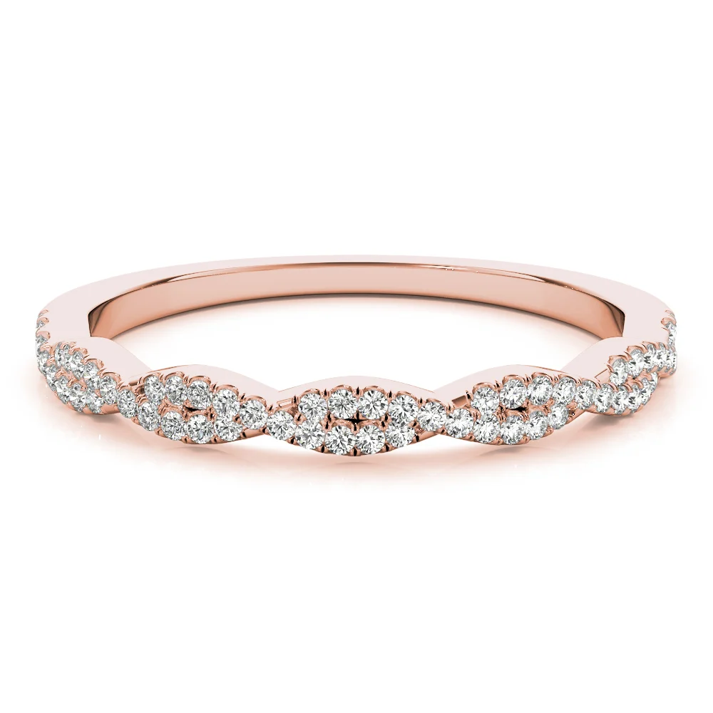 Twisted Stackable Wedding Band - Image 11