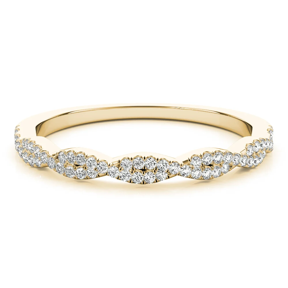 Twisted Stackable Wedding Band - Image 7