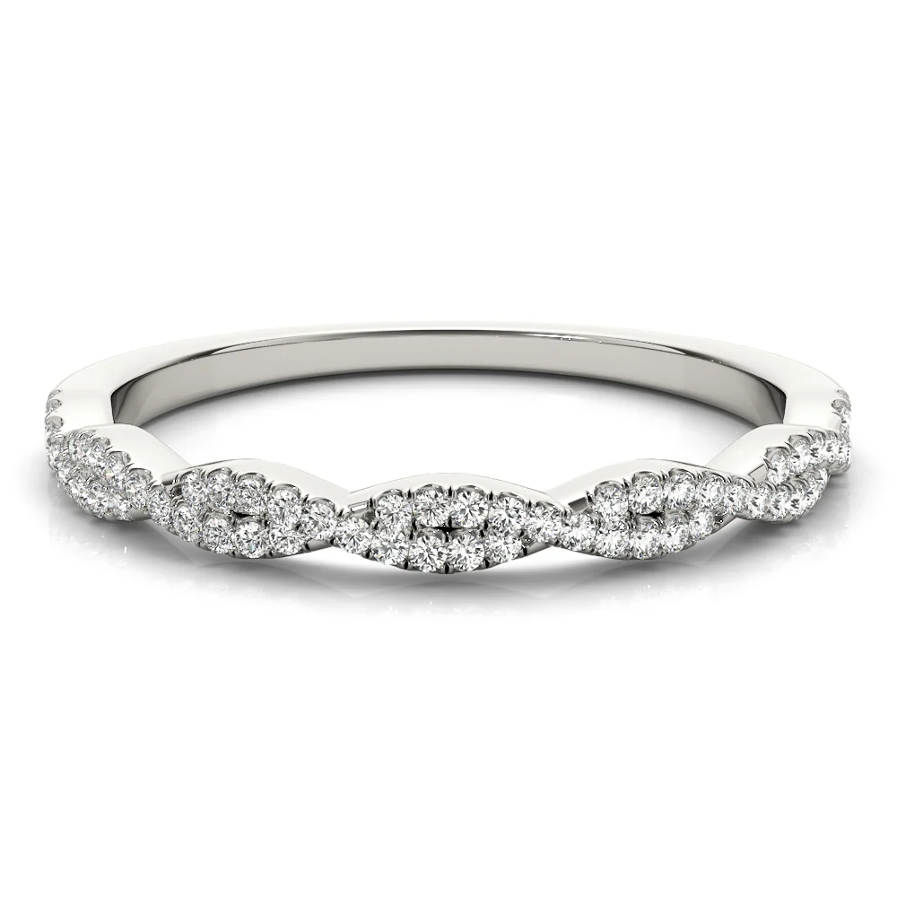 Twisted Stackable Wedding Band - Image 3