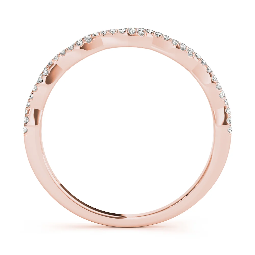 Twisted Stackable Wedding Band - Image 10