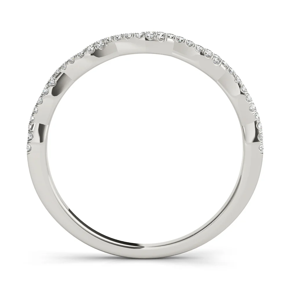 Twisted Stackable Wedding Band - Image 2