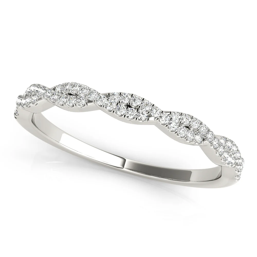 Twisted Stackable Wedding Band