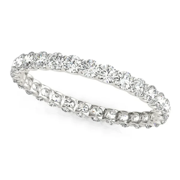 U-Prong Eternity Wedding Band
