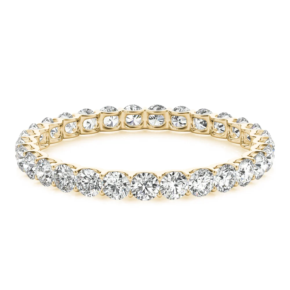 U-Prong Eternity Wedding Band - Image 7