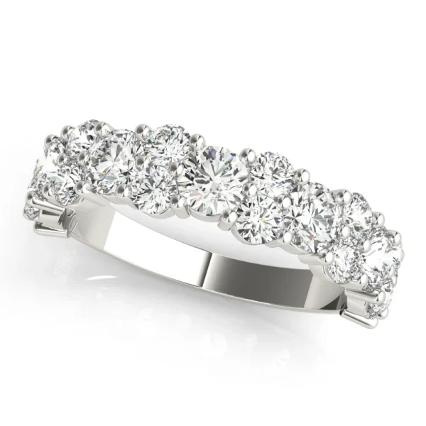 Shared Prong Wedding Bands