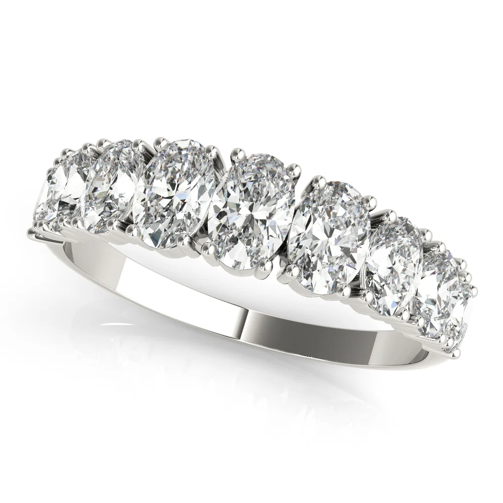 9 STONE BAND OVALS