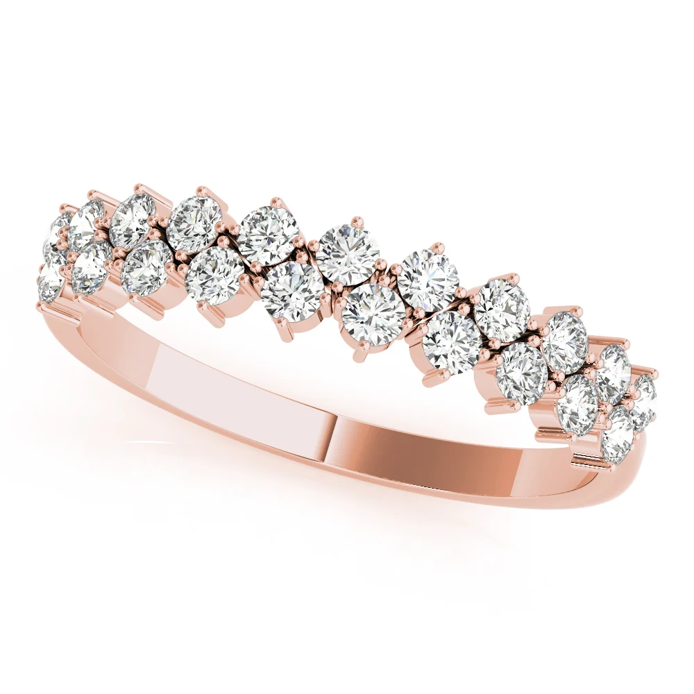 2-Row Prong Set Band - Image 9