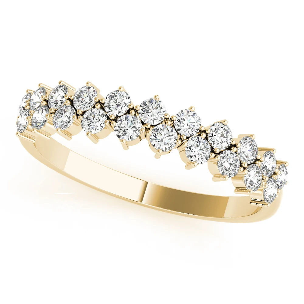 2-Row Prong Set Band - Image 5