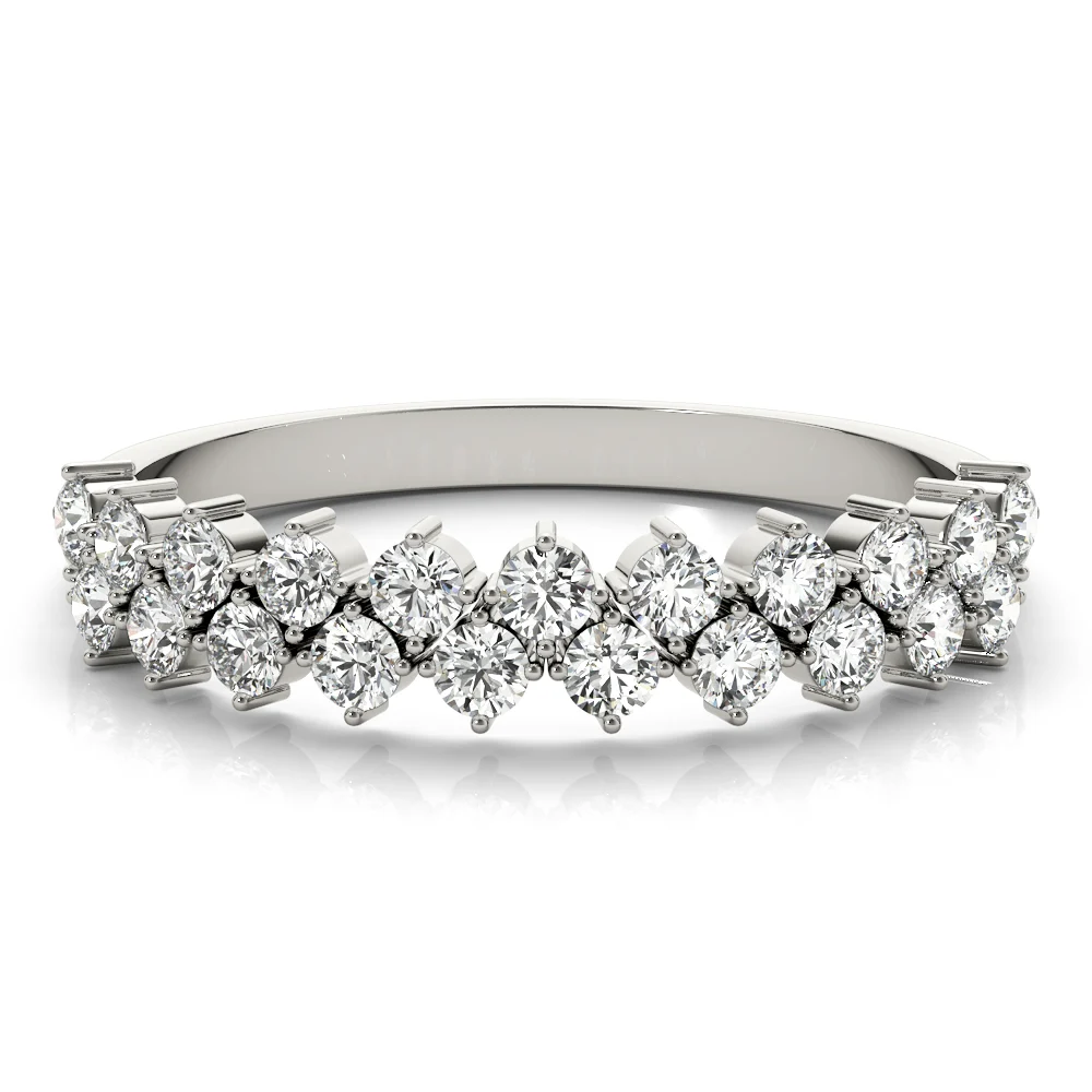 2-Row Prong Set Band - Image 3