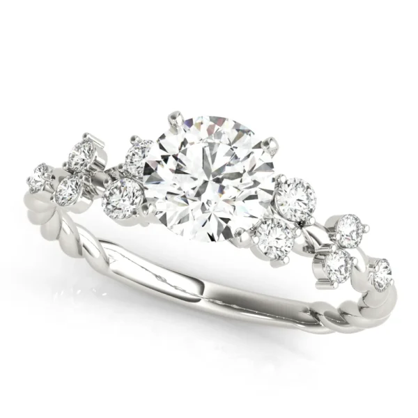 Scattered Style Engagement Ring