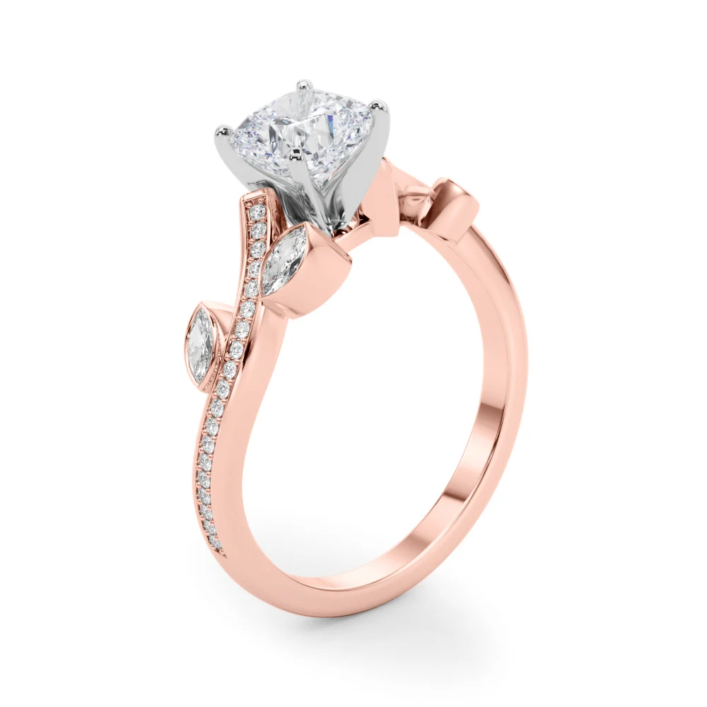 Marquise Accented Bypass Engagement Ring - Image 92