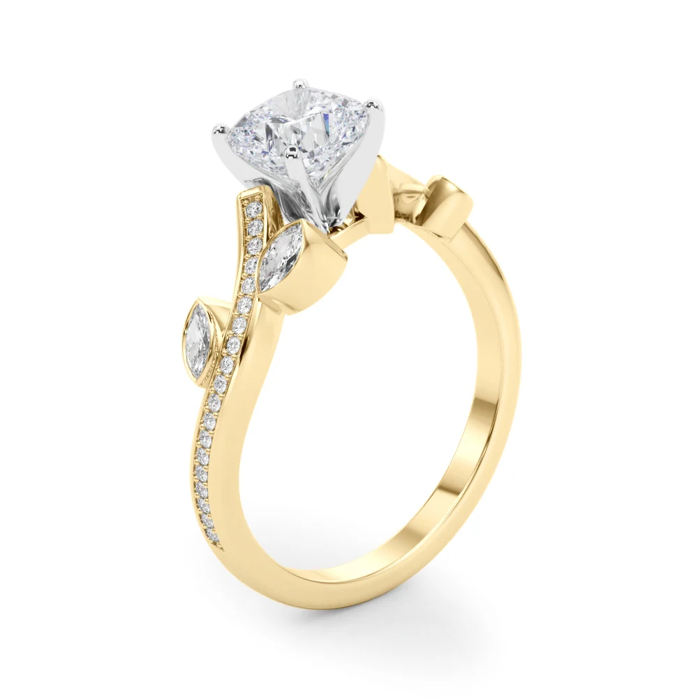 Marquise Accented Bypass Engagement Ring - Image 57