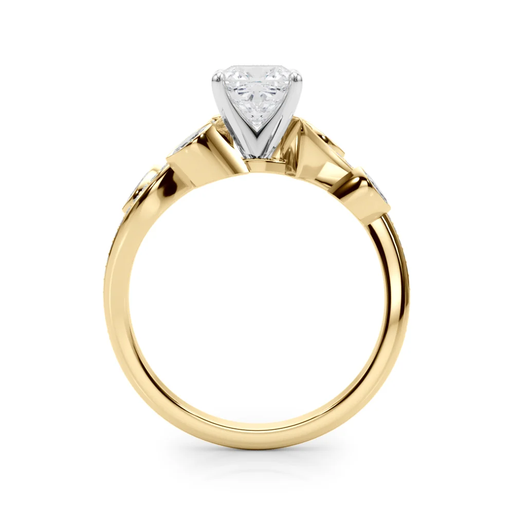 Marquise Accented Bypass Engagement Ring - Image 43