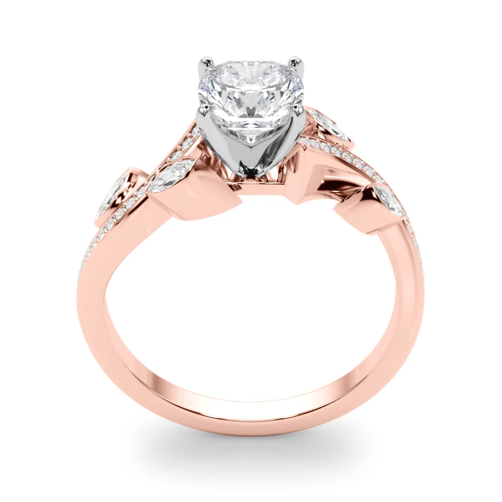 Marquise Accented Bypass Engagement Ring - Image 99