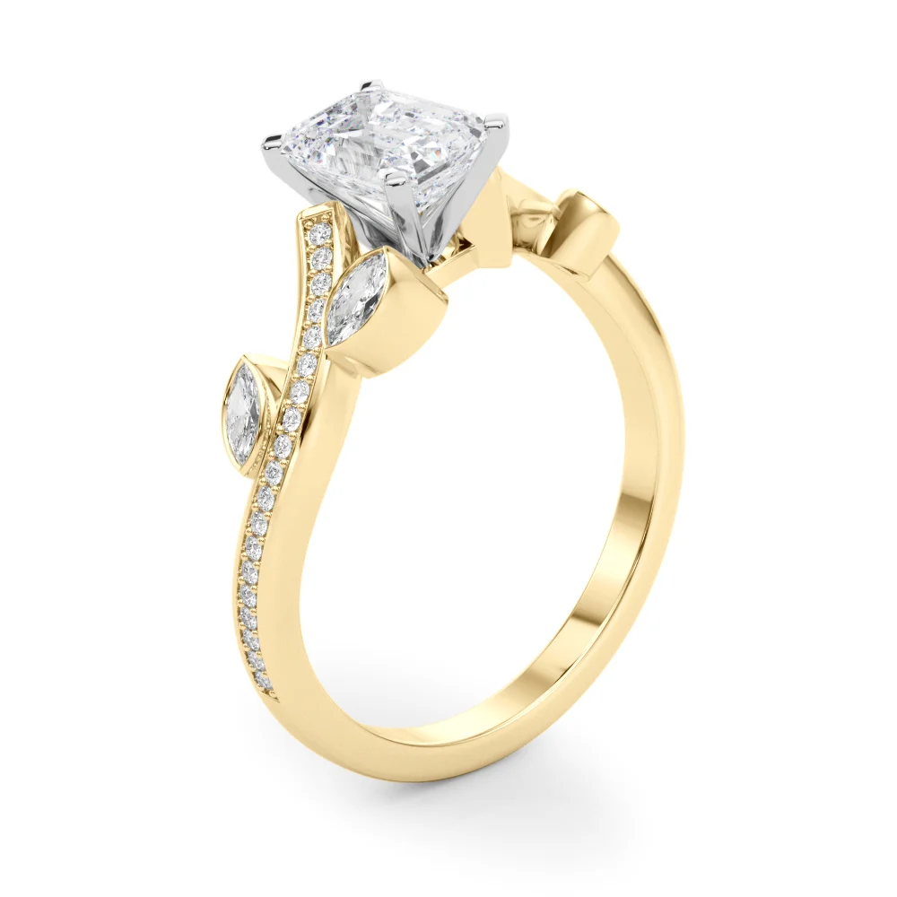 Marquise Accented Bypass Engagement Ring - Image 58