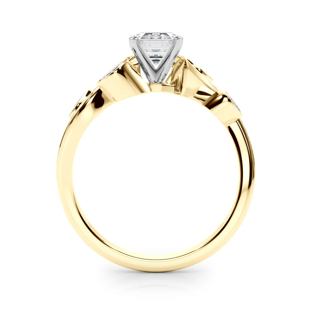 Marquise Accented Bypass Engagement Ring - Image 44