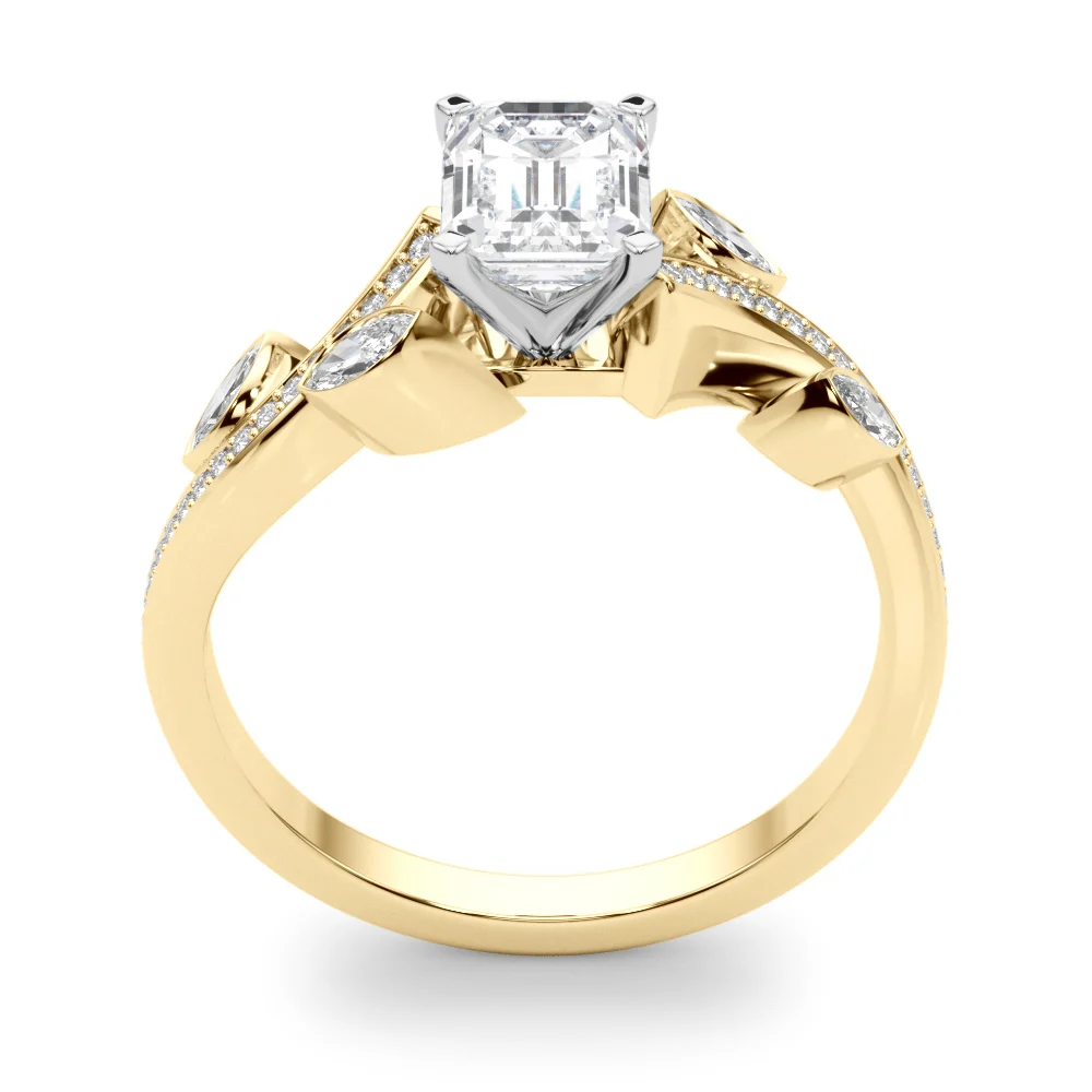 Marquise Accented Bypass Engagement Ring - Image 65