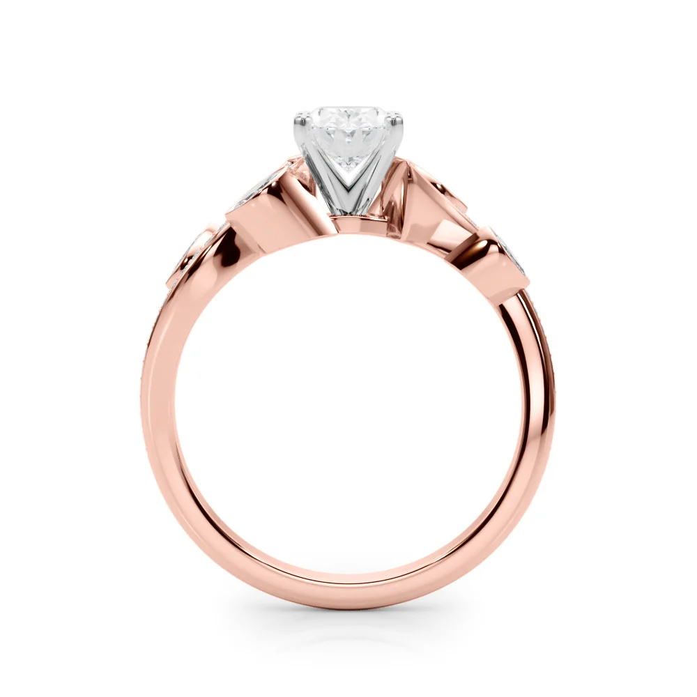 Marquise Accented Bypass Engagement Ring - Image 81