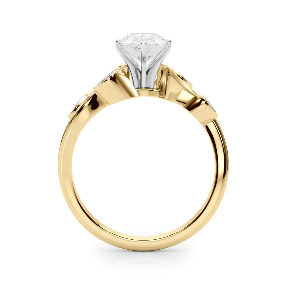 Marquise Accented Bypass Engagement Ring - Image 47