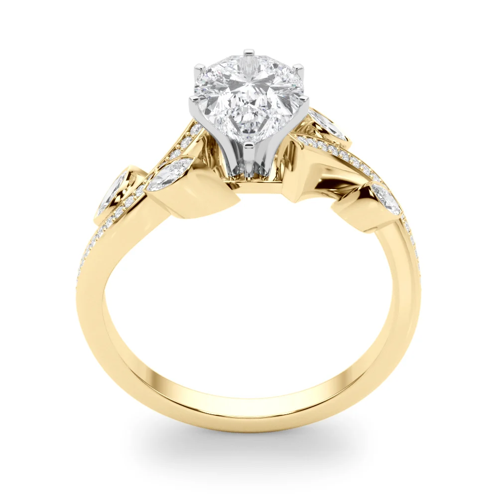 Marquise Accented Bypass Engagement Ring - Image 68