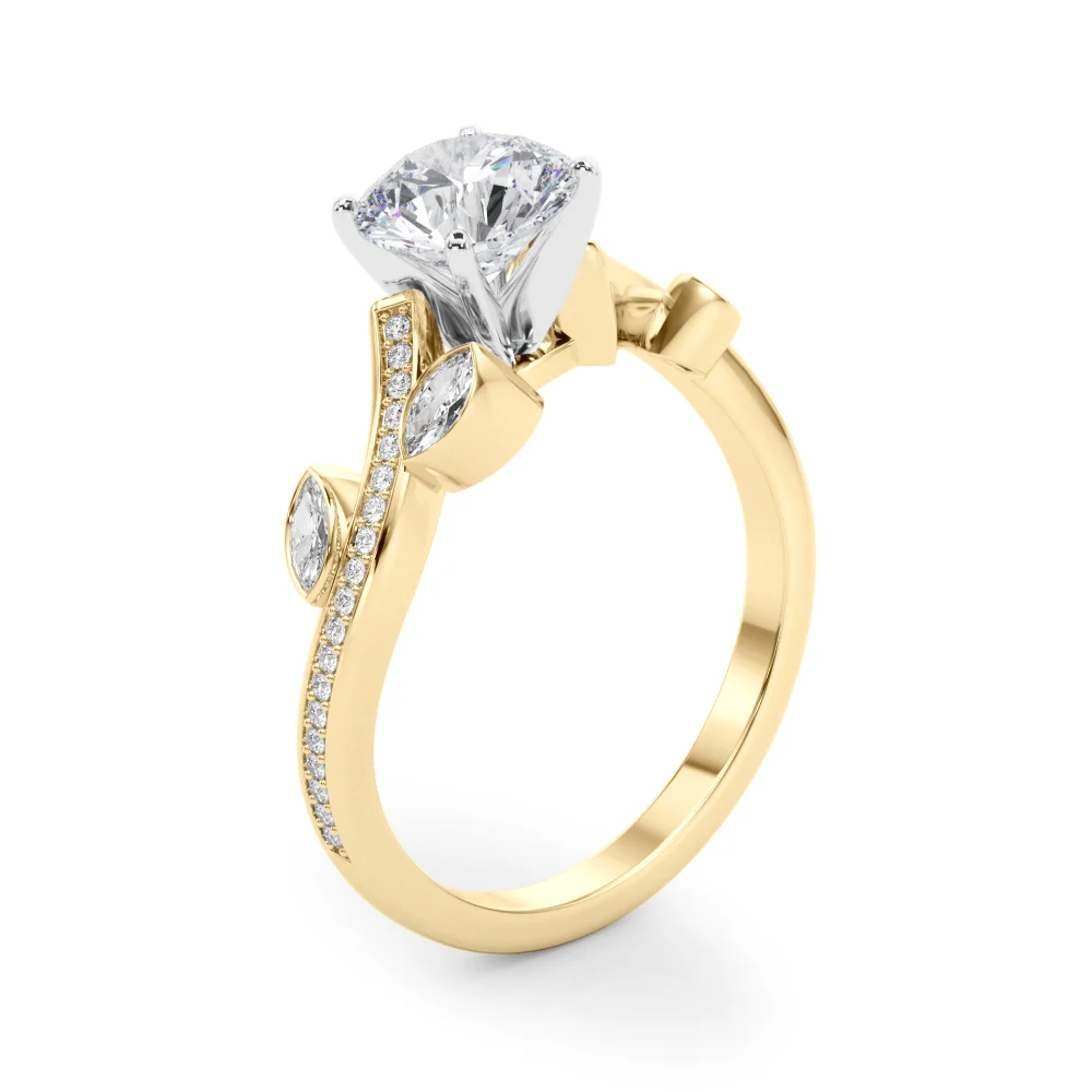 Marquise Accented Bypass Engagement Ring - Image 62