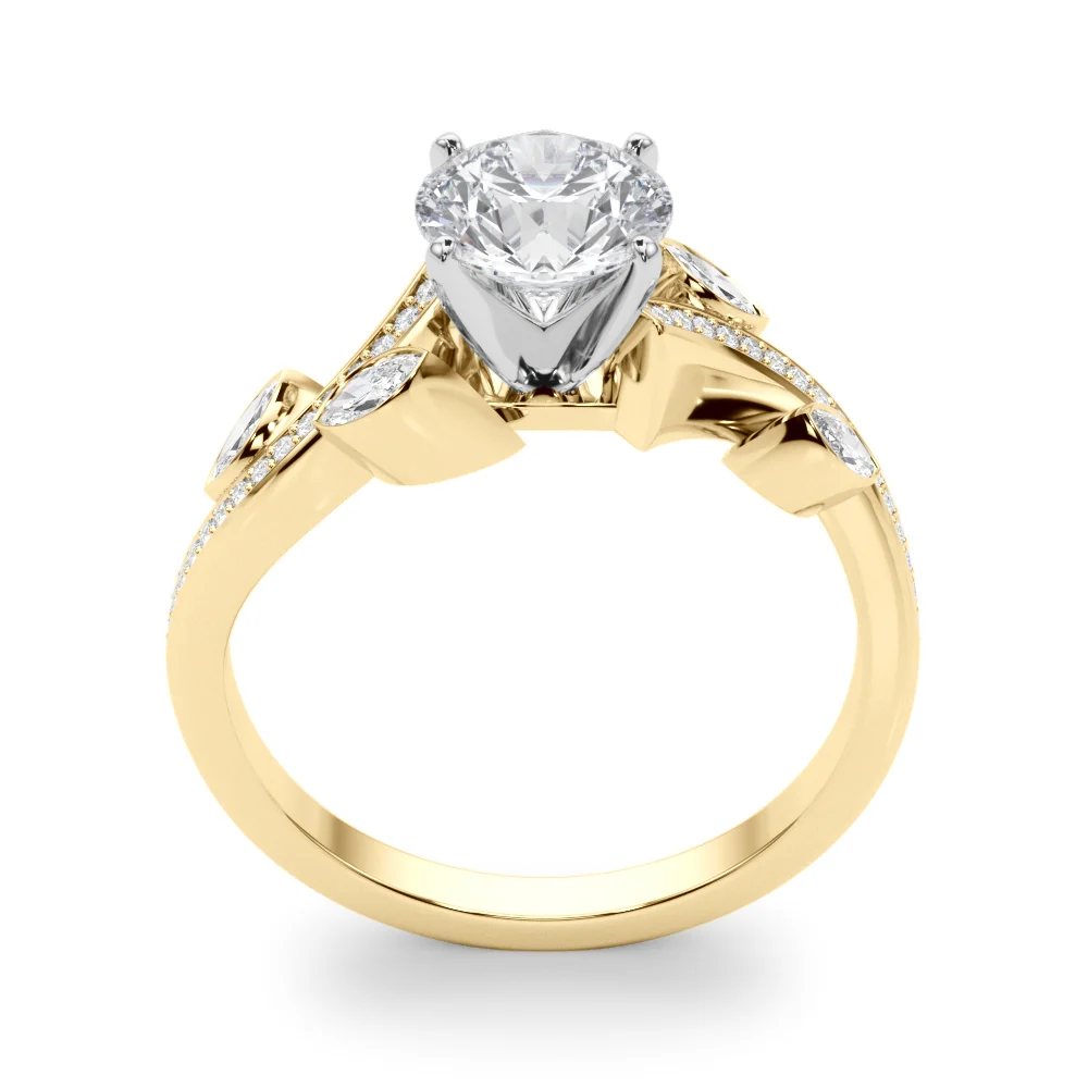 Marquise Accented Bypass Engagement Ring - Image 69