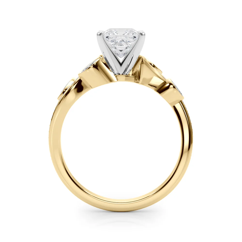 Marquise Accented Bypass Engagement Ring - Image 49