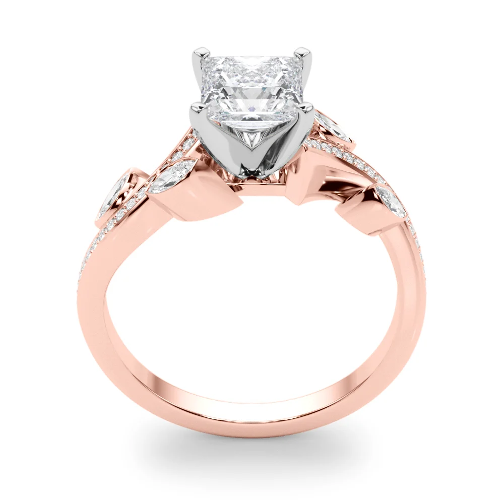 Marquise Accented Bypass Engagement Ring - Image 105