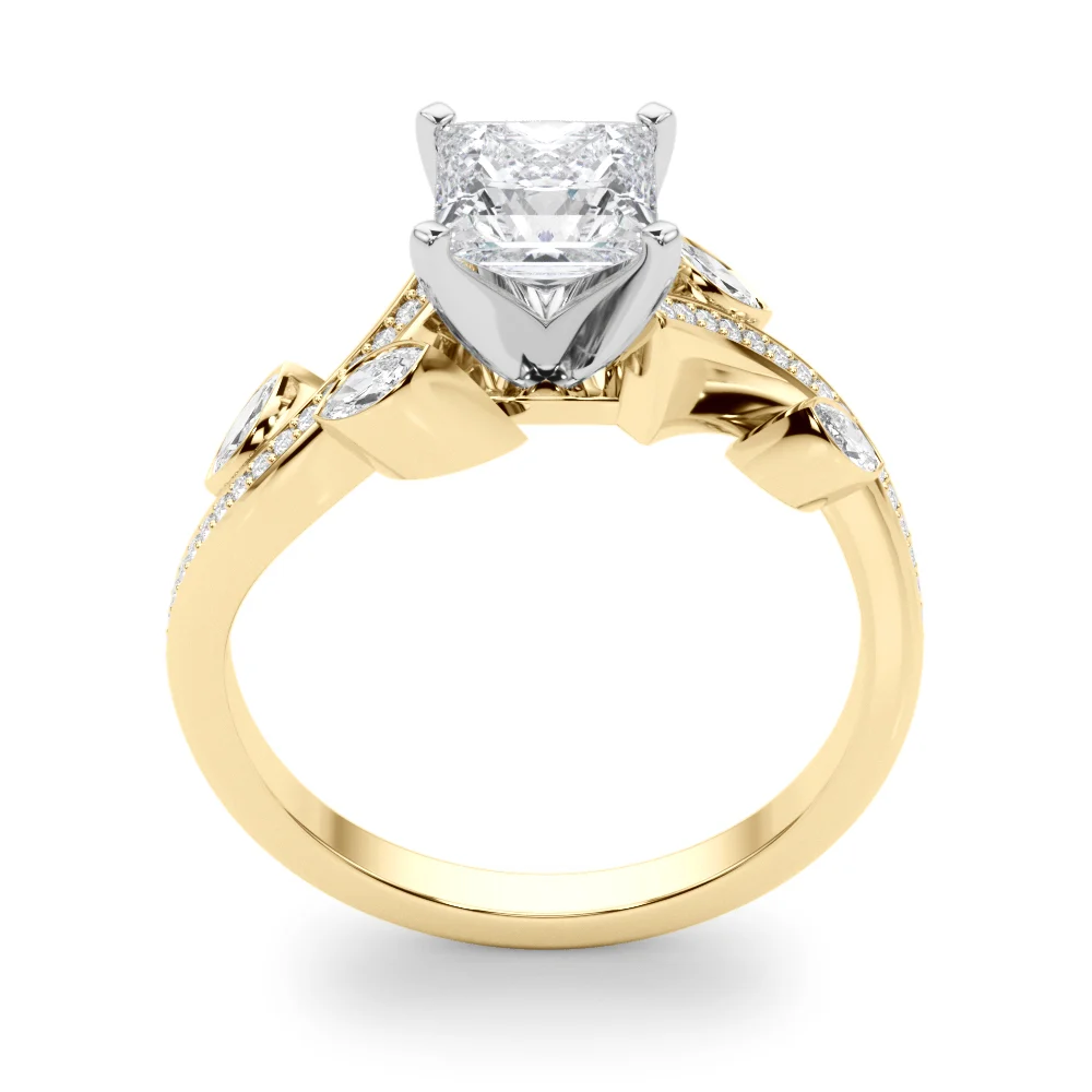 Marquise Accented Bypass Engagement Ring - Image 70
