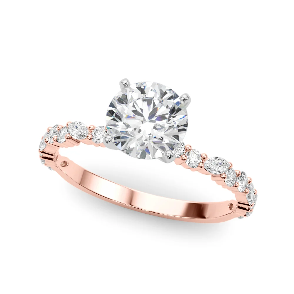 Shared Prong Engagement Ring - Image 11