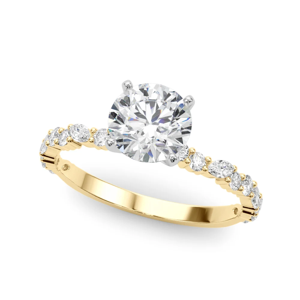Shared Prong Engagement Ring - Image 6