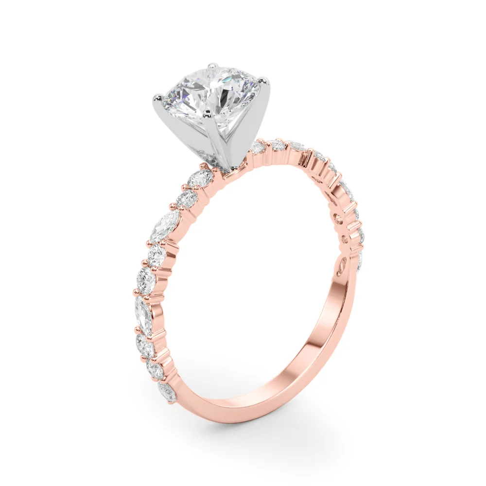 Shared Prong Engagement Ring - Image 14