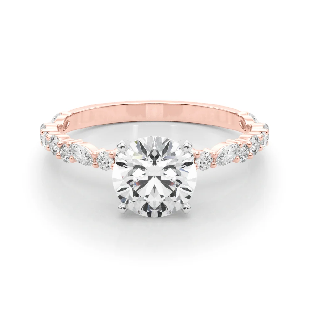 Shared Prong Engagement Ring - Image 13