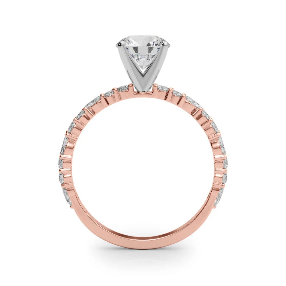 Shared Prong Engagement Ring - Image 12