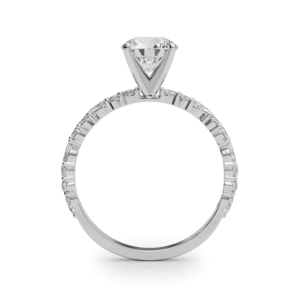 Shared Prong Engagement Ring - Image 2
