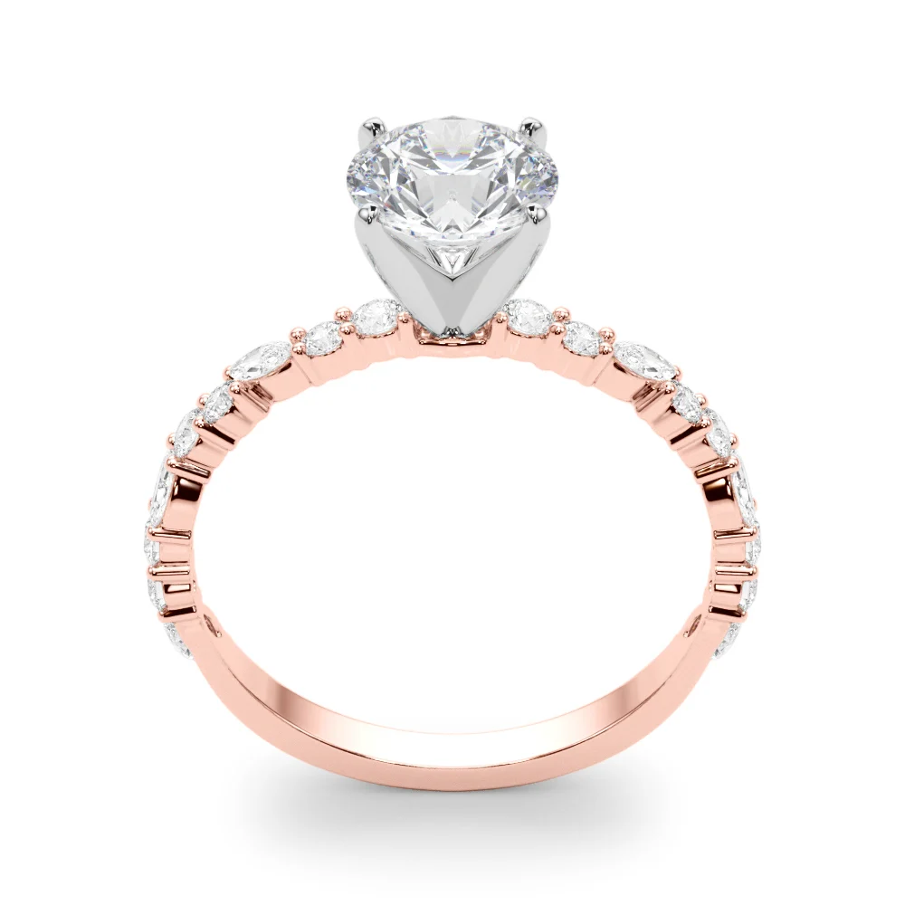 Shared Prong Engagement Ring - Image 15