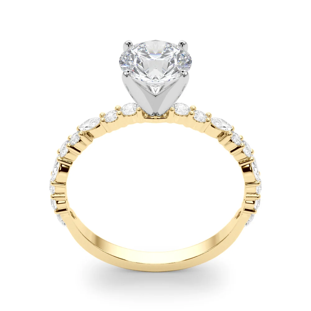 Shared Prong Engagement Ring - Image 10