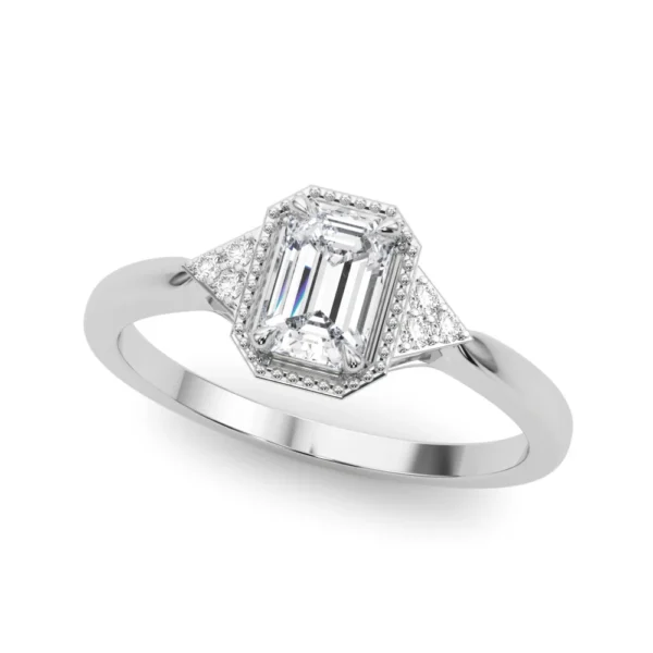 Emerald Cut Engagement Ring