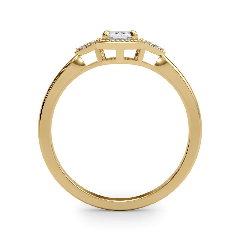 Emerald Cut Engagement Ring - Image 7