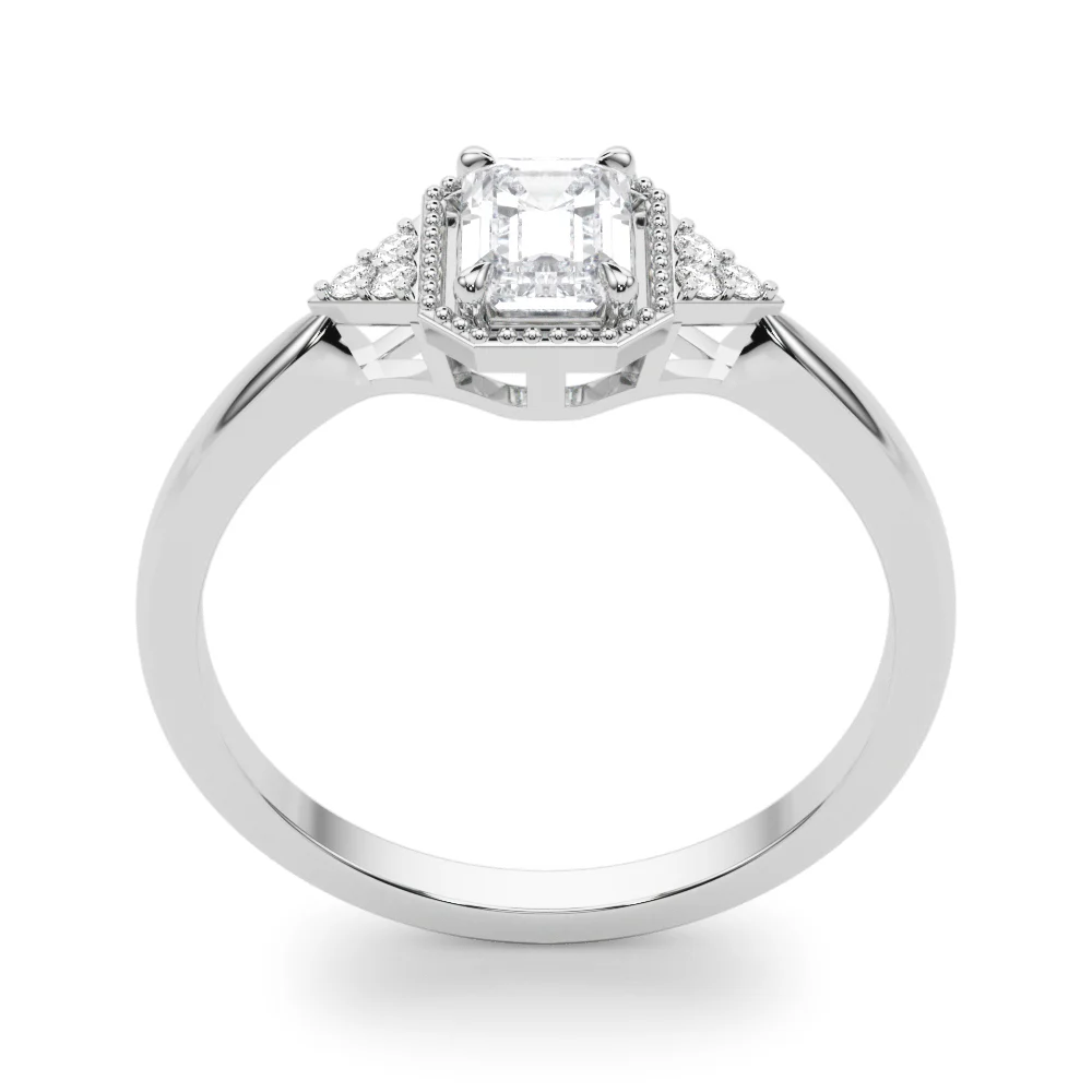 Emerald Cut Engagement Ring - Image 5
