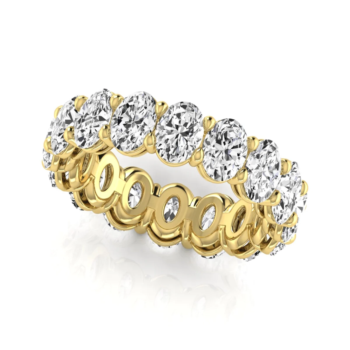 Diamonds Oval Eternity Band - Image 4