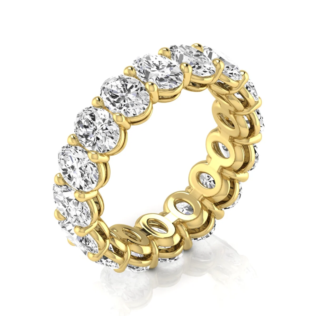 Diamonds Oval Eternity Band - Image 6