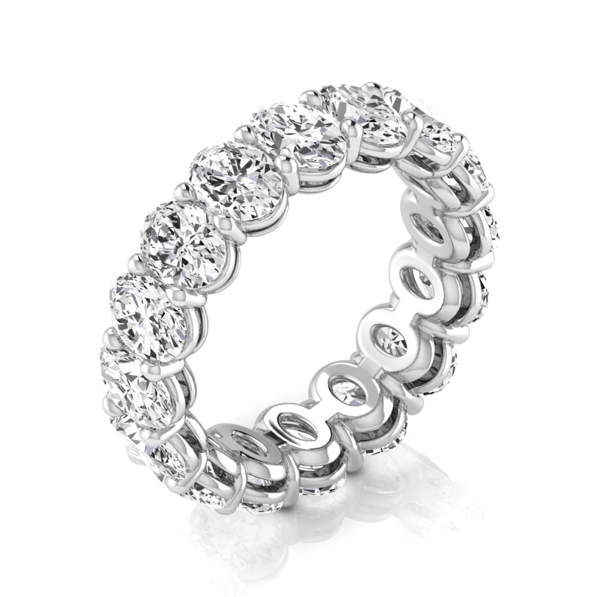 Diamonds Oval Eternity Band - Image 3