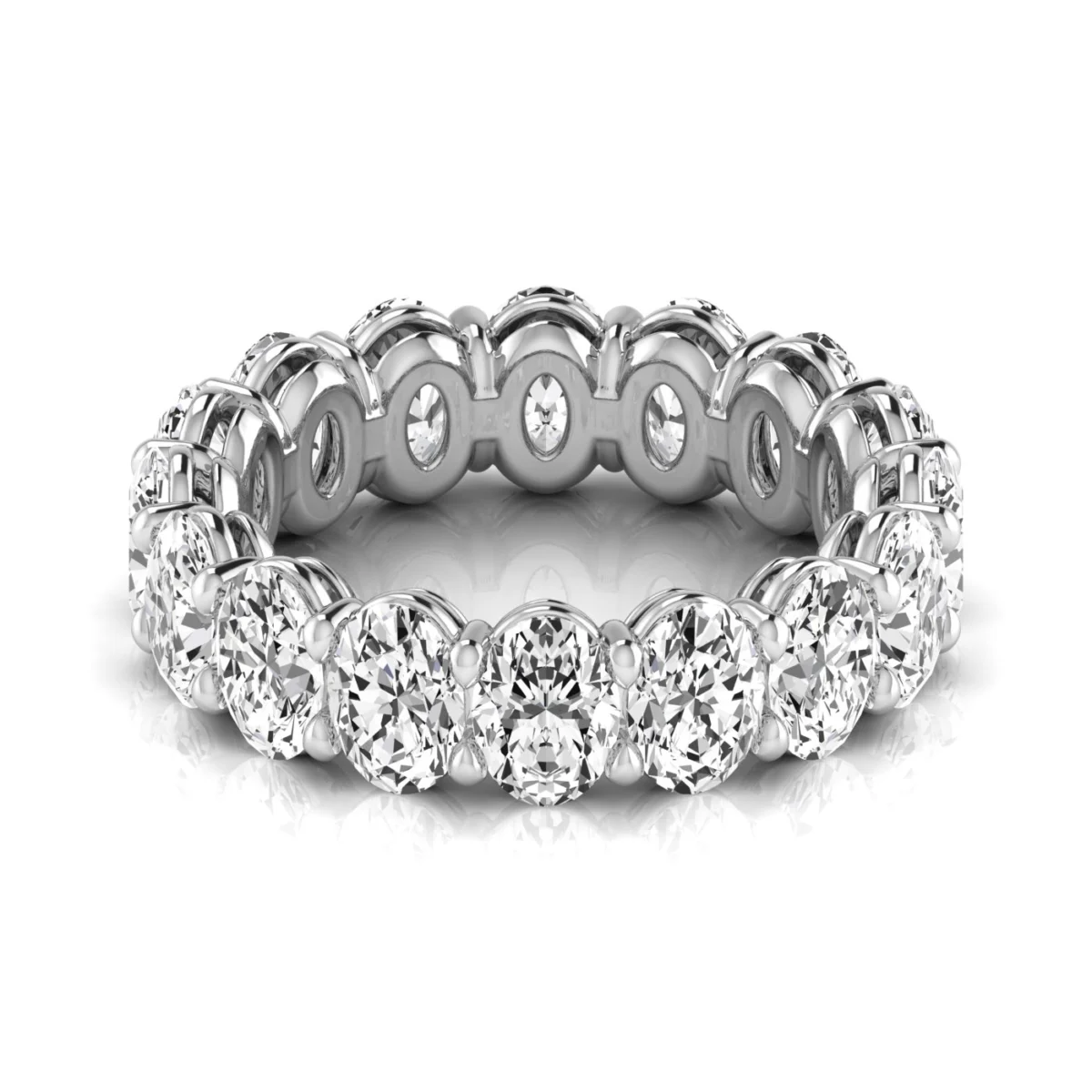 Diamonds Oval Eternity Band - Image 2