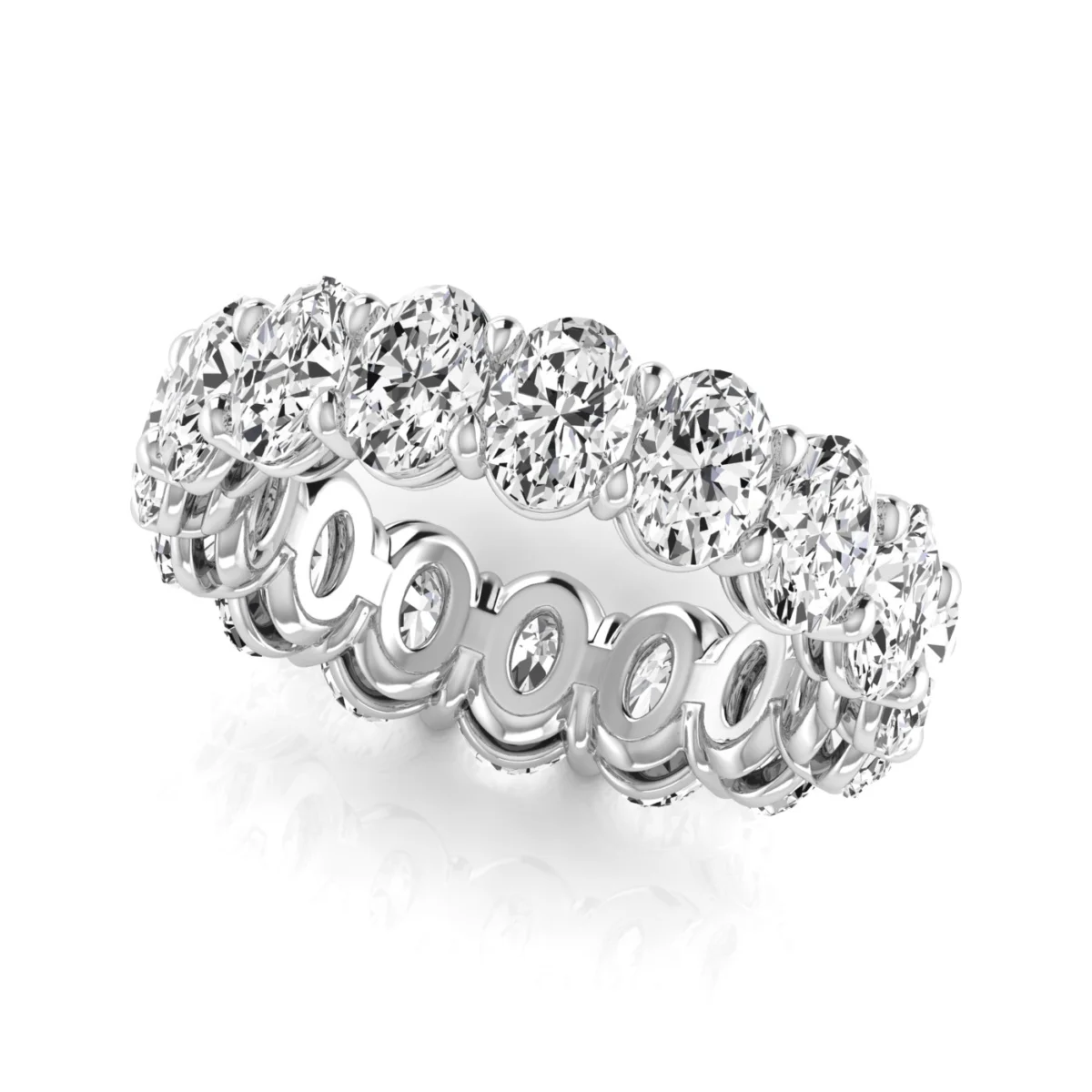 Diamonds Oval Eternity Band