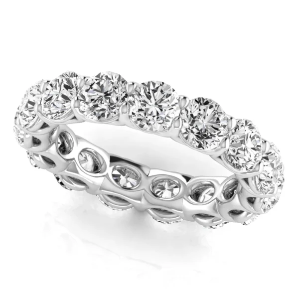 Round Diamond Eternity Band
