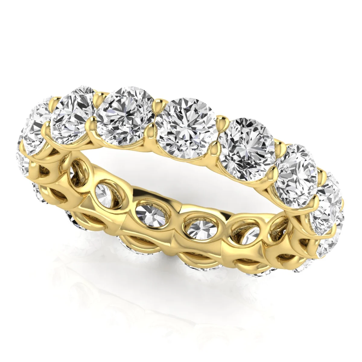 Round Diamond Eternity Band - Image 4