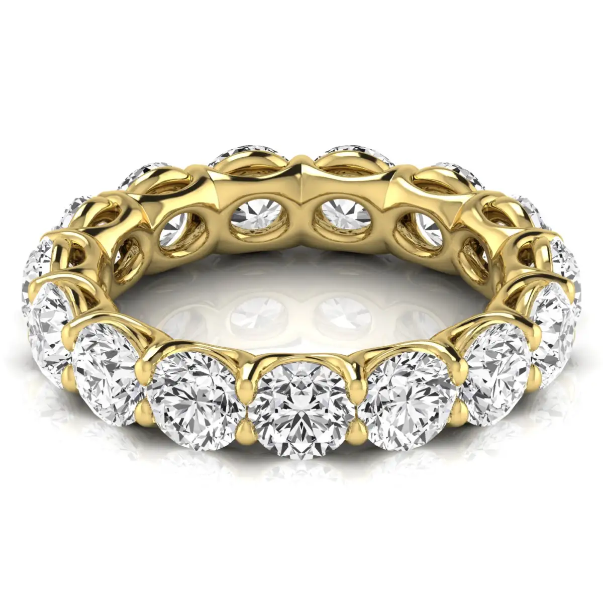 Round Diamond Eternity Band - Image 5